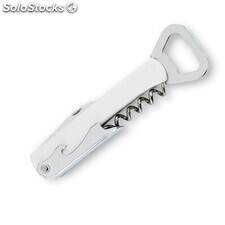 Saca-rolhas com canivete branco MIKC4268-06