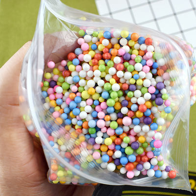 Sachet de billes boules en mousse plastique polystyrène, 2-4mm pour décoration