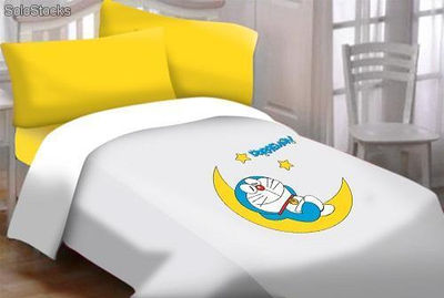 Saco de edredao Doraemon cama 90 Col. Doraemon en la luna