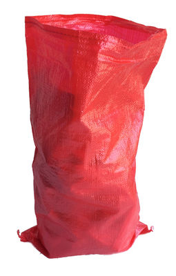 Saco de rafia 42x75cm, 15kg, color rojo