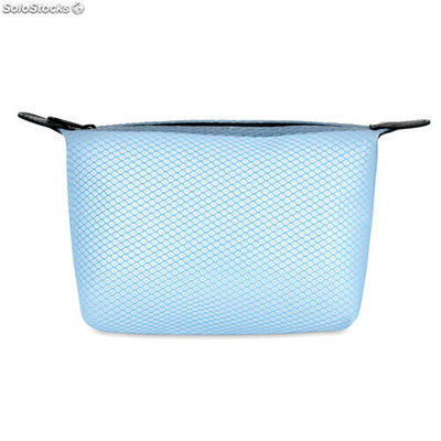 Saco higiene em malha EVA azul transparente MIMO9827-23