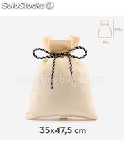 Sacs de coton naturel 35X47,5 cm