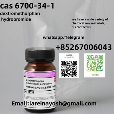 Safe Shipping cas 6700-34-1	dextromethorphan hydrobromide Whatsapp +85267006043