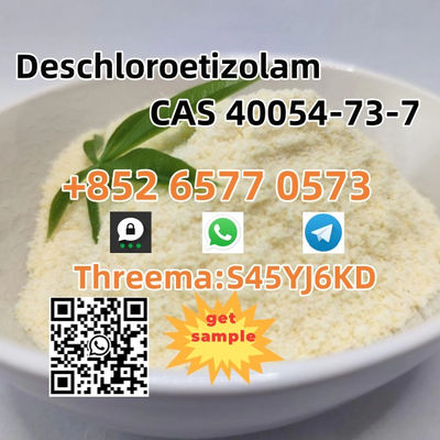 Safe Shipping Deschloroetizolam CAS 40054-73-7 5cladba 2FDCK+85265770573 - Photo 5