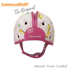 SafeheadBABY - Soft Helmet for Babies Learning to Walk - Giraffe Baby