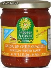 Salsa de chile guajillo 12/460 gr