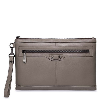 SAMMONS Fiorentina series men&#39;s ultra-thin design purse handbag purse Grey