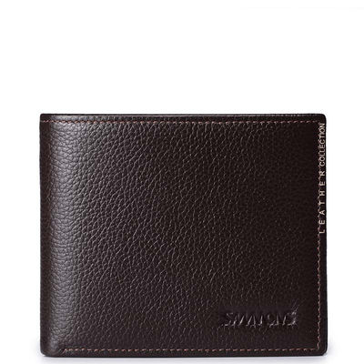 SAMMONS Normandy series short length brief top grain Leather wallet man leather