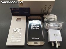 Samsung - Galaxy S6 edge 4G with 32GB Memory Cell Phone (Unlocked) - Gold