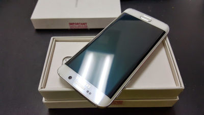 Samsung Galaxy S6 krawędzi sm-G925i (factory odblokowane) 5.1 &amp;quot;qhd Black / White - Zdjęcie 3