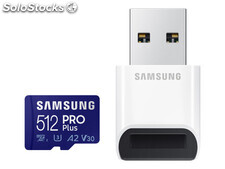 Samsung pro Plus microSD Card 512 GB usb Card Reader mb-MD512KB/ww
