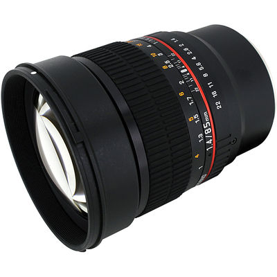 Samyang 85mm f / 1.4 lente asférica SI para Canon EF Oregón Mount Nikon F chip