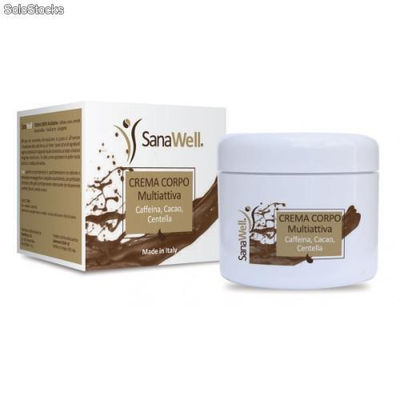 Sanawell Body Cream Multi-Active Caffeine Cocoa Centella