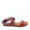 Sandale en cuir bordeaux marque pastelle chaussure - Photo 2