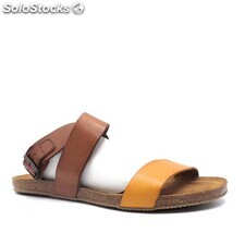 Sandale en cuir marque pastelle