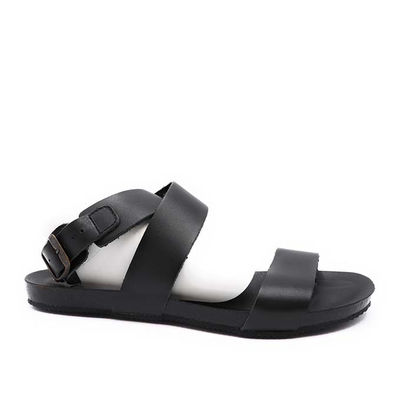 Sandale en cuir noir marque pastelle - Photo 2