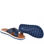 Sandales 100% cuir extra-confortable pour homme bleu - Photo 3