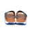 Sandales 100% cuir extra-confortable pour homme bleu - Photo 4