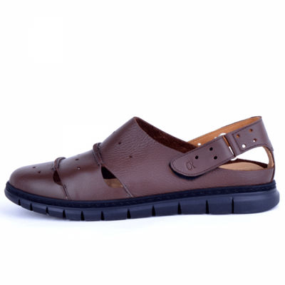 Sandales médicales pour homme très confortable kw marron - Photo 2