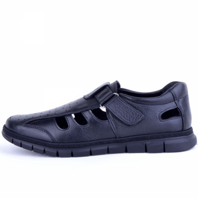 Sandales médicales très confortable noir pour homme - Photo 3