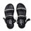 Sandales pour homme confortable 100% cuir noir kw - Photo 2