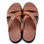 Sandales pour homme très confortable 100% cuir tabac - Photo 2