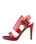 sandali donna trussardi jeans rosso (36643) - 1