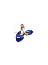 Sandalia azul electrico