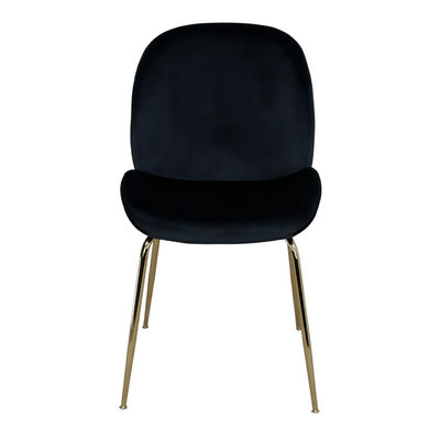SANDO AZUL Cadeira em veludo com estrutura dourada de estilo contemporâneo - Foto 2