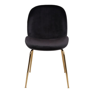 SANDO NEGRA Cadeira em veludo com estrutura dourada de estilo contemporâneo - Foto 2