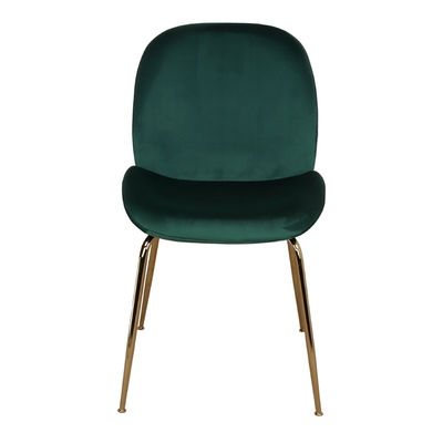 SANDO VERDE Cadeira em veludo com estrutura dourada de estilo contemporâneo - Foto 2