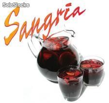 Sangria Española en botella de vidrio de 75cl, 1 litro y 1,5 litros y en Brick