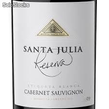 Santa julia reserva cabernet 6 x 750cc
