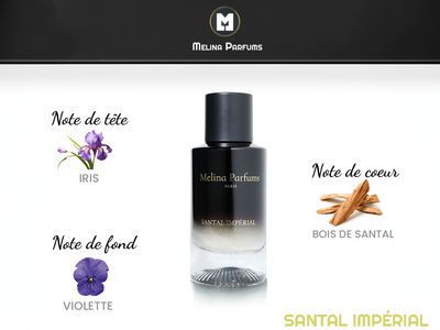 Santal Impérial Extrait de Parfum 50ml Melina Parfums Paris - Photo 2