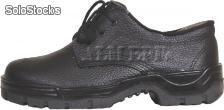 Sapato Segurança em couro, preto, cadarço - Foto 2