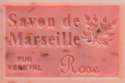 Saponetta Naturale di Marsiglia 125 gr. alla Rosa