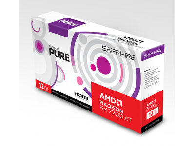 Sapphire Pure amd Radeon rx 7700 xt 12GB GDDR6 hdmi dp 11335-03-20G