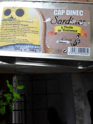 Sardine in olio di girasole CAP dinec latte 2.094 kg