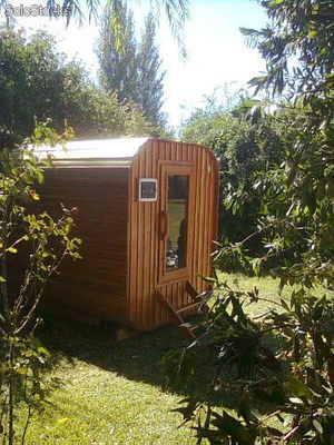 Sauna tonel especial para jardín