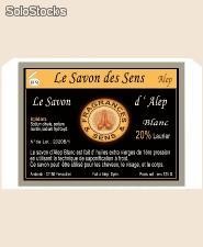 Savon d&#39; Alep Blanc 20% Laurier - Sav14