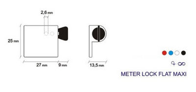 Scellés de sécurité - meter lock flat maxi - Photo 3