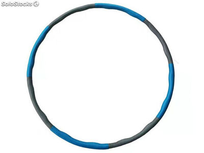 Schaum/Foam Hula Hoop 100cm, 1,2kg (Blau-Grau)