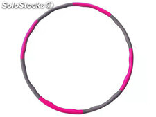 Schaum/Foam Hula Hoop 100cm, 1,2kg (Pink-Grau)