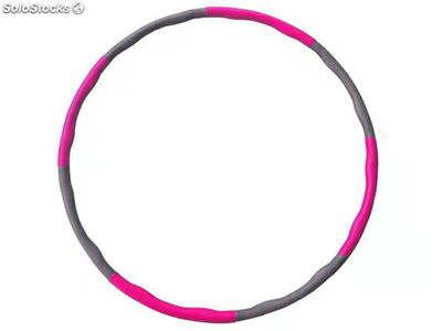 Schaum/Foam Hula Hoop 100cm, 1,5kg (Pink-Grau)