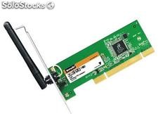 Scheda DI rete wireless PCI 54MBPS W54P CON antenna fissa