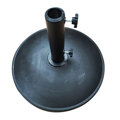 Schirmständer RUGEN 12kg Schwarz Zement/Kunststoff