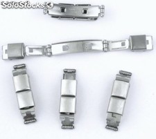 Schließung von Stahl Bracelets. 8 x 3 mm. MATT