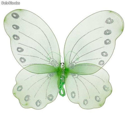 Schmetterling grüne Flügel aus Stoff