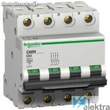 Schneider 24369 Interruptor C60N Curva c 4P 63A