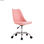 Schreibtischstuhl mit Rollen rosa 97X47X58CM thinia home - 1